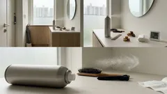 습한 날에도 머리 무너지지 않게 하는 헤어스프레이 3단계 사용법