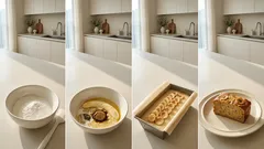 밀가루 없이 쫀득한 흑설탕 바나나 케이크: 익은 바나나로 간단 홈베이킹