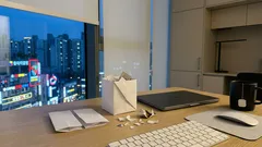 A4 종이 한 장으로 만드는 오리가미 미니 휴지통, 책상 위 잔쓰레기 정리 끝