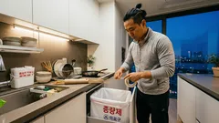 대나무 꼬치 안전하게 버리는 법, 휴지심으로 종량제 봉투 구멍 막기