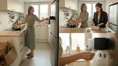 티슈 빈 상자로 비닐봉투 디스펜서 만들기, 주방 동선이 2초로 줄어드는 정리법