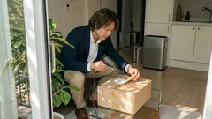 드라이어로 택배 운송장 라벨 깔끔하게 떼는 방법 5단계